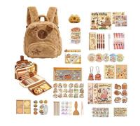 Capybara - Set da scrittura e adatto ai bambini, per scrittori di giornali, amanti degli animali, bambini, adolescenti, adulti, collezionisti, studio, diario, lavoro e