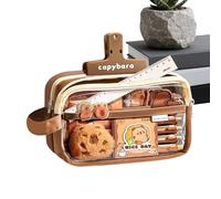 Capybara - Set di cancelleria per la scuola per bambini, spilla per vestiti di peluche, per scrittori, amanti degli animali, bambini, adolescenti, adulti, collezionisti, artisti, studio, diario, casa