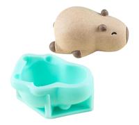 Capybara Silicone Mold, Non-Stick Chocolate Baking Tray, Easy-Release Cake Decorating Tool, 72 x 47 x 35 mm oro schiuma, Candles, Resin Crafts These Chocolate Molds