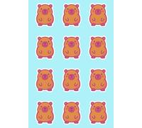 Capybara Sketchbook: Capybara Notebook for Drawing, Doodling & Sketching | Cute Chibi Kawaii Pastel Stationery | Blank Pages | Capybara Lover Gift for Kids, Girls, Boys, Women, & School | 6 x 9