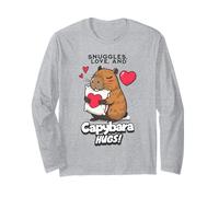 Capybara - Snuggles Love And Hugs Maglia a Manica