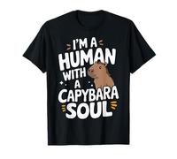 Capybara Sono un essere umano con un"anima capibara Maglietta