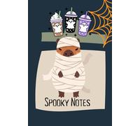 Capybara Spooky Halloween Notebook - 6x9 Inch | 100 Blank Pages with Cute Spooky Design on Each Page: Fun Kawaii Sketchbook & Journal for Kids, Teens, ... Halloween, and Spooky Cute Stationery