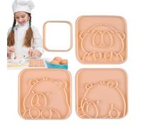 Capybara - Stampo per biscotti Capybara Back | Fun Cartoon Cookie Cutter & Stamp Pasticceria a forma di animali, fondente, torte, torte e biscotti per progetti di cottura e cottura