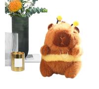 Capybara Stuffed Animal - 5.91 Inches Cute BeePlush, Soft Capybara Toy, Long Lasting AnimalPlush | Portable Vibrating Wing Bee Toy for Divano Car Bedroom Kids Adults Gift Fun CollectiblePlush Compani