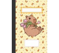 Capybara Sunshine Scribbles - Pastel Yellow Notebook for Bright Ideas & Happy Notes: Cute Animal Journal with Matte Cover and 120 Lined Pages for Writers, Creatives, and Optimists