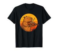 Capybara Suonare Violino Maglietta