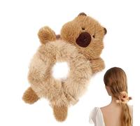 Capybara, supporto per capelli | supporto per capelli morbidi in peluche, clip per capelli a forma di animale , accessorio antiscivolo per capelli sottili e spessi, ideale per un look