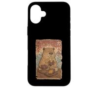 Capybara Sweet Potato Yaki Series Funny Kawaii Ukiyo Pun Custodia per iPhone 16 Plus