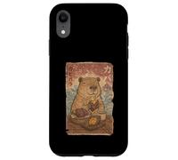 Capybara Sweet Potato Yaki Series Funny Kawaii Ukiyo Pun Custodia per iPhone XR