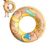 Capybara Swim Ring Pool Float Inflatable Tube For Water Fun