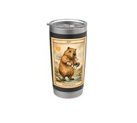 Capybara Tarocchi Carta Temperanza Capy Bicchiere termico in acciaio inox doppia parete