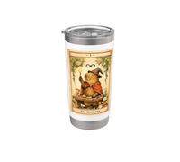 Capybara Tarocchi Il Mago Capy Halloween Magic Bicchiere termico in acciaio inox doppia parete