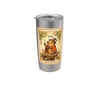 Capybara Tarocchi Il Mago Capy Halloween Magic Bicchiere termico in acciaio inox doppia parete