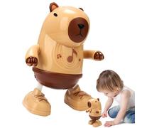 Capybara Toy, Capybara Dance Toy | Animazione elettrica Vibrante Animale Musicale concepita da Batteria con e Suoni, Giocattoli di apprendimento Leggero per Bambini