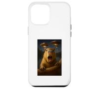 Capybara UFO Selfie With Funny Invasion Alien Capibara Humor Custodia per iPhone 12 Pro Max