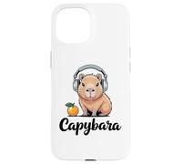 Capybara Wild Animal Forest Giant Cavy Rodent Capybaras Custodia per iPhone 15