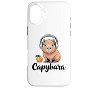 Capybara Wild Animal Forest Giant Cavy Rodent Capybaras Custodia per iPhone 16 Plus
