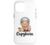Capybara Wild Animal Forest Giant Cavy Rodent Capybaras Custodia per iPhone 16 Pro Max