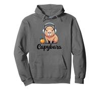 Capybara Wild Animal Forest Giant Cavy Rodent Capybaras Felpa con Cappuccio