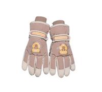 Capybara Winter Gloves, Capybara Women Ski Gloves, Waterproof Windproof Thermal Snow Glove, for Skiing Cycling Outdoor Sports for Women Men (C,S)