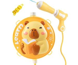Capybara Zaino per pistola ad acqua - Zaino per bambini pull push e zaino squirter | Divertente design Capybara dopo la morte | Per piscina, cortile, S