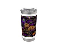 Capybara Zombie Ghoul Undead Vampiro Coffin Spooky Horror Bicchiere termico in acciaio inox doppia parete