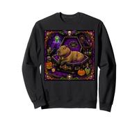 Capybara Zombie Ghoul Undead Vampiro Coffin Spooky Horror Felpa