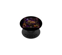 Capybara Zombie Ghoul Undead Vampiro Coffin Spooky Horror PopSockets PopGrip Adesivo