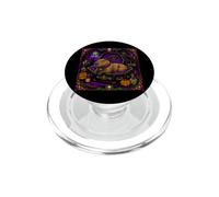 Capybara Zombie Ghoul Undead Vampiro Coffin Spooky Horror PopSockets PopGrip per MagSafe