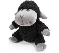 capybaraflying Peluche di pecora in lana, peluche di pecora nera, realistico animale di fattoria agnello, regalo per bambini e adulti - 13 cm/5in