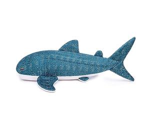 capybaraflying Peluche Squalo balena cambriano simulato,giocattolo Squalo balena di peluche che striscia nelle profondità marine,adatto per la decorazione della camera da letto (blu/20.5in)