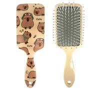 Capybaras Cuscino D'aria Massaggio Pettine, 1 Pcs Capelli Spazzola Districante Bambina, Capybara Spazzola per Capelli, Anti Statico Spazzola, per Capelli per Tutti I Tipi di Capelli
