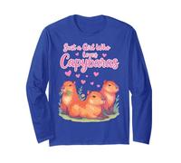 Capybaras Kawaii per Ragazze e Fan di Animali Maglia a Manica