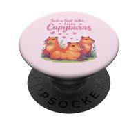 Capybaras Kawaii per Ragazze e Fan di Animali PopSockets PopGrip Adesivo