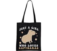 Capybaras Makeup Bag Capybara Amante Accessori Gigante Cavy Roditore Regalo Animali Tema Regalo Solo Una Ragazza Che Ama Capibara Cosmetici Borsa, Loves Capybaras Tote Eu, Small