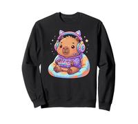 Capybaras Rodents Gaming Can't Hear You I'm Gaming Capybara Felpa
