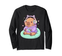 Capybaras Rodents Gaming Can't Hear You I'm Gaming Capybara Maglia a Manica