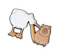 Capybaras Spilla Giocosa Perno Da Animale Giocoso Corsage Gioielli Abbigliamento Da Abbigliamento Casual Adatti Per Abbinare Lo Sguardo Moderno Per Spillo Giovanile