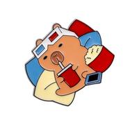 Capybaras Spilla Giocosa Pinosa Pin Animal Corsa Abbigliamento Casual Abbigliamento Adatto Per Abbinare Lo Sguardo Moderno Capybara Lapel Pin