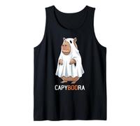 Capyboora Capy-Boo-Ra Capybara Ghost Lenzuolo Halloween Canotta