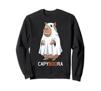 Capyboora Capy-Boo-Ra Capybara Ghost Lenzuolo Halloween Felpa