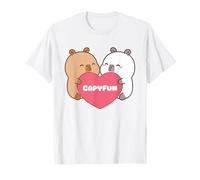 CapyFun Love Heart San Valentino Maglietta
