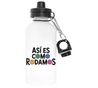 Capzy Así Es Como Rodamos Vidrio Cerveza Taza Bianca Bottiglia D'acqua Alluminio Per Esterni Pollutant Free White Water Bottle Aluminium For Outdoors