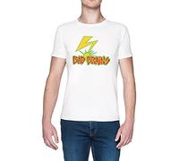 Capzy Bad Brains Lightning Sign Bianca Uomo Maglietta Dimensioni M White Men's Tee Size M