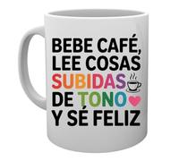 Capzy Bebe Café Lee Cosas Subidas De Tono Y Sé Feliz Vidrio Cerveza Taza Tazza Della Tazza Mug Cup