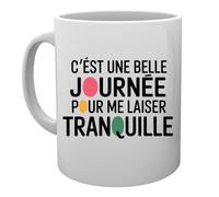 Capzy C’est Une Belle Journée Pour Me Laisser Tranquille Un Verre Bière Agresser Tasse Tazza Della Tazza Mug Cup