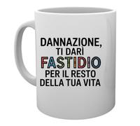 Capzy Dannazione Ti Darò Fastidio Per Il Resto Bicchiere Birra Tazza Tazza Della Tazza Mug Cup