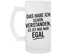 Capzy Das Habe Ich Schon Verstanden Es Ist Mir Nur Egal Glas Bier Becher Tasse Boccale Di Birra Beer Mug