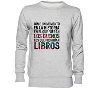 Capzy Dime Un Momento En La Historia En El Que Grigio Felpa Maglione Unisex Uomo Donna Grey Unisex Jumper